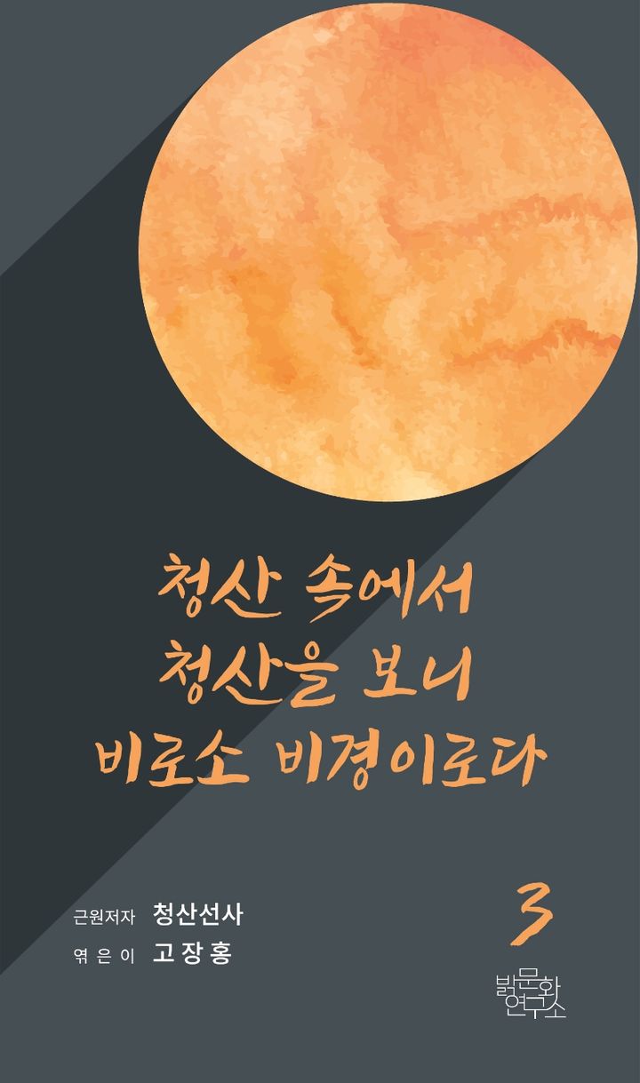 청산 속에서 청산을 보니 비로소 비경이로다 표지